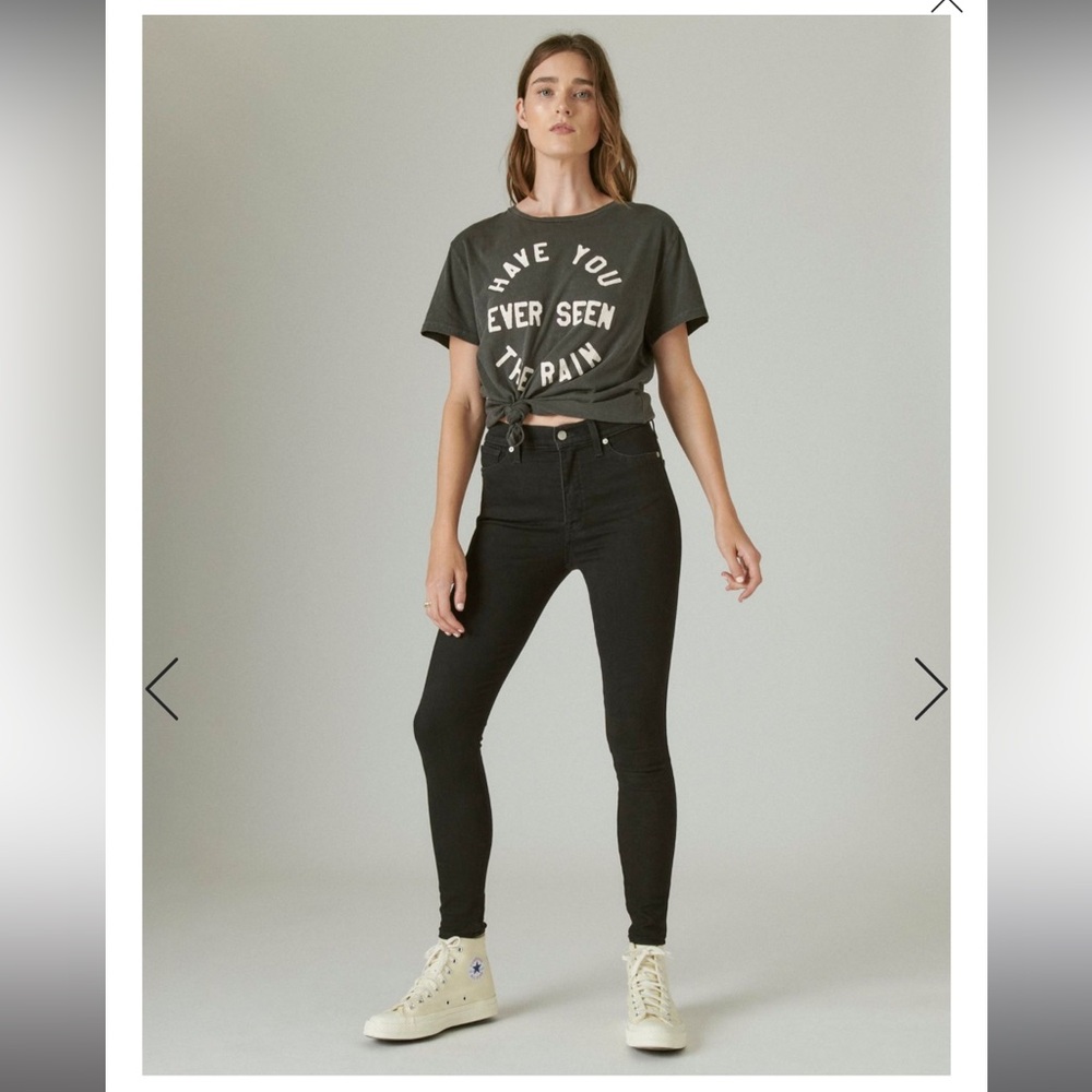 Lucky Brand Uni Fit High Rise Skinny Jean, color: universal midnight, size: 3